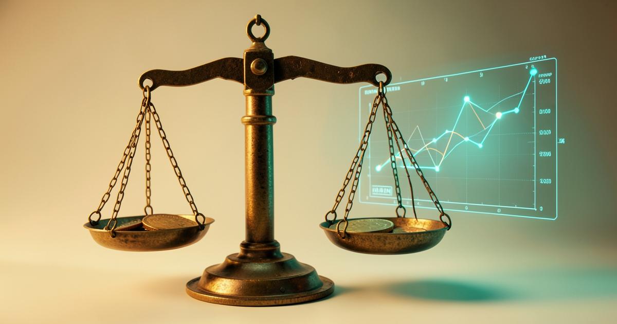 Brass scales and coins symbolising regulatory oversight of client funds